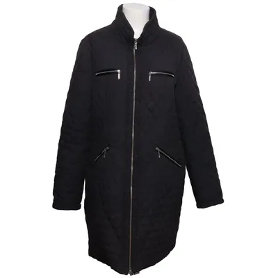 Dunfrakke (Sort) fra Carla F Dun, Fjer, Polyester