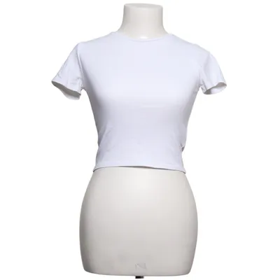 T-shirt (Wit) van Stradivarius Katoen, Elastaan