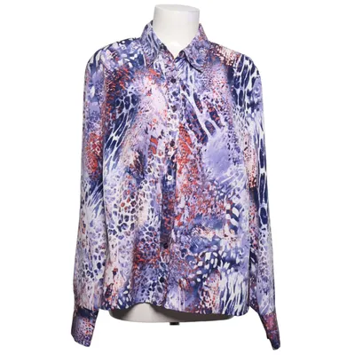 Blouse (Blue, Purple, Multicolored) from Erfo Polyester