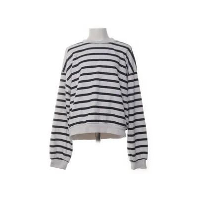 Sweatshirt (Wit, Blauw) van Lindex Kids Katoen, Polyester