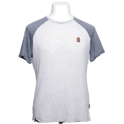 T-shirt (Gray, Blue) from Lakeland Cotton, Polyester