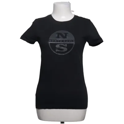 T-shirt (Zwart) van North Sails Katoen