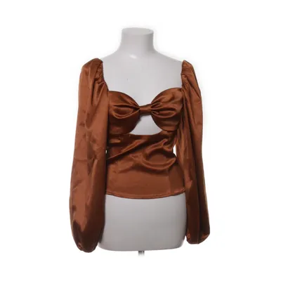 Top (Brown) from Chloé B x NA-KD Elastane, Polyester