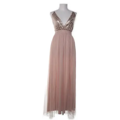 Aftenkjole (Beige, Guld)