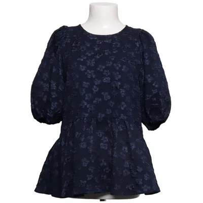 Peplumtopp (Blå) från Stine Goya Elastan, Polyester