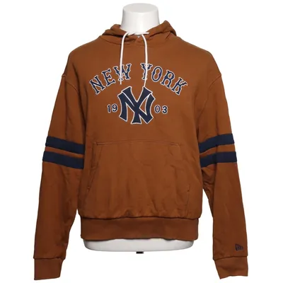 Sweat à capuche (Marron, Bleu) de New Era Coton