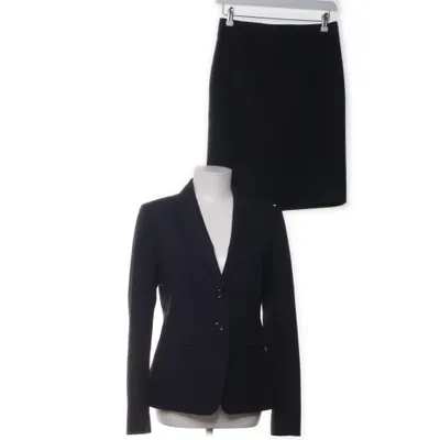 Mantelpak (Zwart) van Oui Elastaan, Polyester, Viscose