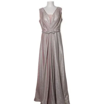 Aftonklänning (Beige, Silverfärgad) från Cordelia