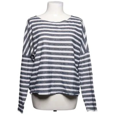 Langarmshirt (Blau, Weiß) von Mustang True Denim Baumwolle
