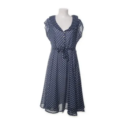 Dress (White, Blue) from Collectif Polyester