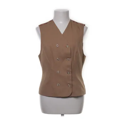 Gilet (Marron) de Sandwich Acétate, Polyester