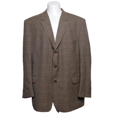 Blazer (Brown, Blue) from Greenfield Cashmere, Viscose, Wool