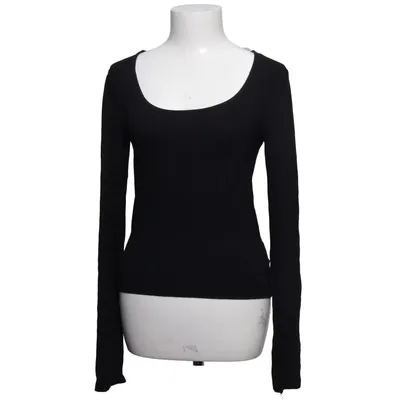 T-shirt à manches longues (Noir) de Gina Tricot Élasthane, Viscose