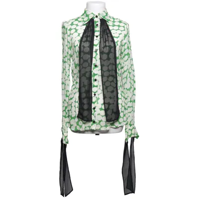 Strikblouse (Groen, Wit) van Watcher Polyester, Viscose