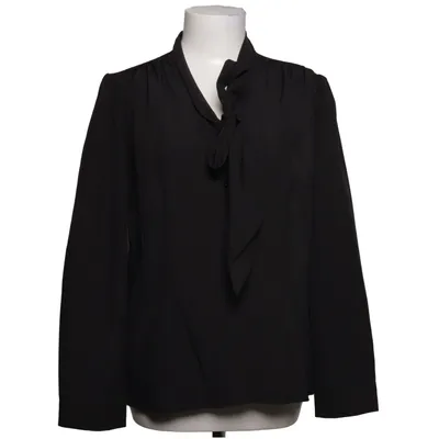 Blouse lavallière (Noir) de Belle Poque Élasthane, Polyester