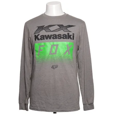 Long sleeve T-shirt (Gray) from Fox Cotton, Polyester