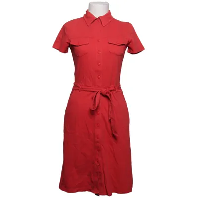Robe chemise (Rouge) de Who's That Girl Coton, Élasthane
