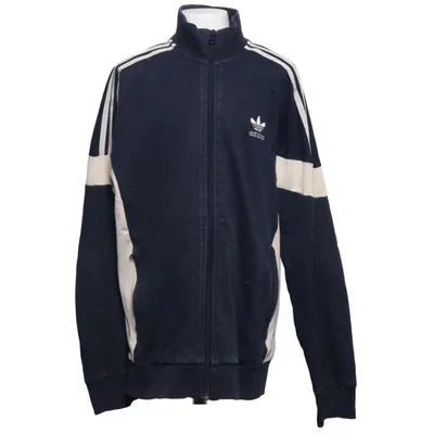Veste de sport (Bleu, Beige) de Adidas Originals Coton, Élasthane, Polyester