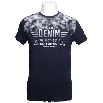 T-shirt (Blå, Vit) från Redway Bomull, Elastan