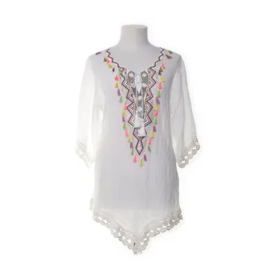 Tunika (Vit, Flerfärgad) från Coline Polyester, Viskos