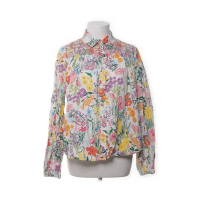 Blus (Vit, Flerfärgad) från Love & Divine Bomull