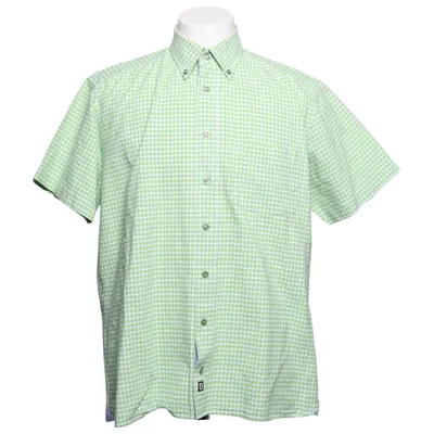 Kortärmad skjorta (Grön, Vit) från American English by Park Lane Bomull
