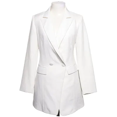 Blazer (Hvid) fra Boohoo