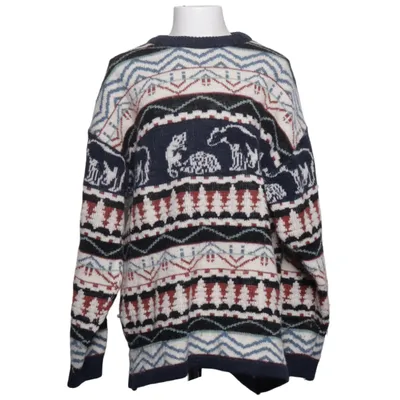 Sweater (Blue, White, Multicolored) from Chipie Acrylic, Wool