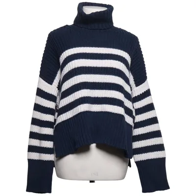 Pul à col roulé (Bleu, Blanc) de Madewell Acrylique, Coton, Polyester