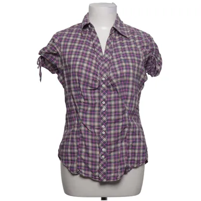 Chemise à manches courtes (Violet, Multicolore) de ESPRIT Coton