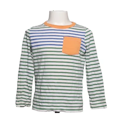 T-shirt à manches longues (Blanc, Vert, Multicolore) de Mini Boden Coton