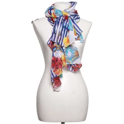 Châle (Blanc, Multicolore) de Antica Sartoria Polyester