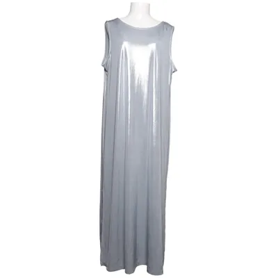 Maxikjole (Sølv) fra Lindex Elastan, Polyester