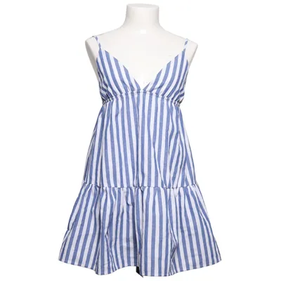 Klänning (Blå, Vit) från Shein Bomull, Polyester