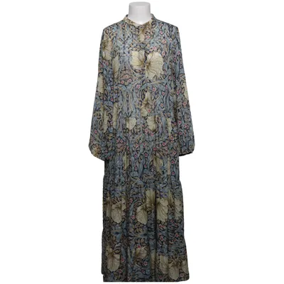 Maxi dress (Blue, Beige, Multicolored) from Morris & Co x H&M