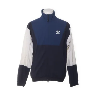 Træningsjakke (Blå, Hvid) fra Adidas Nylon, Polyester
