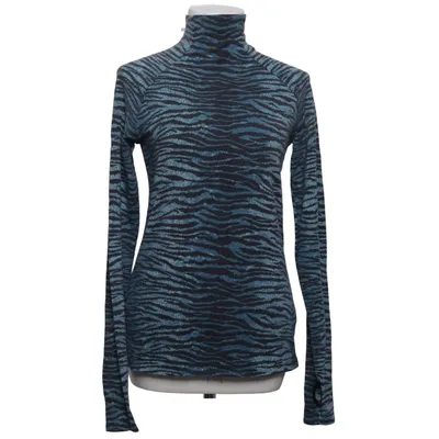 Rollkragenpullover (Blau, Schwarz) von Kenzo x H&M Elasthan, Wolle