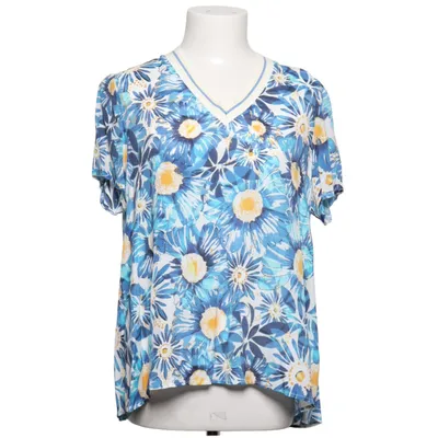 Top (Blue, White, Yellow, Multicolored) from Two Blue Sisters Silk, Viscose