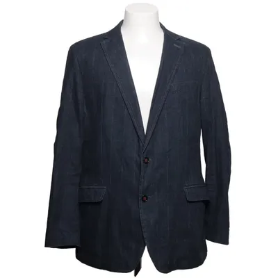 Blazer (Blue) from Stones Cotton, Linen, Polyester, Viscose