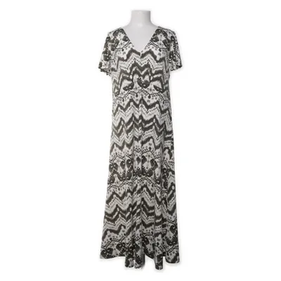 Långklänning (Vit, Grön) från Isolde