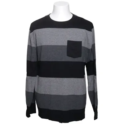 T-shirt à manches longues (Noir, Gris) de VanVaan Coton, Polyester