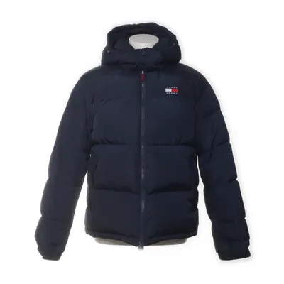 Dunjakke (Blå) fra Tommy Hilfiger Jeans Dun, Fjer, Polyester