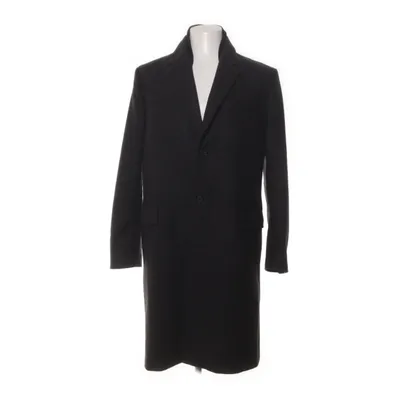 Frakke (Sort, Grå) fra Acne Uld, Polyamid, Viscose, Bomuld, Elastan