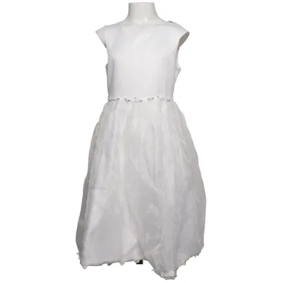 Robe de fille de fleur (Blanc) de Happy Girls by Eisend Polyester