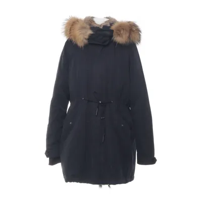 Down jacket (Black, Blue) from Cedrico Cotton, Down, Leather