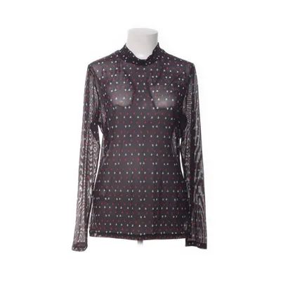 Blouse (Black, Red) from VRS Fashion Elastane, Polyamide
