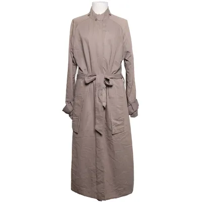 Trenchcoat (Grå) fra Velour Tencel, Viscose