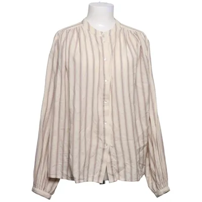 Blouse (Beige, Bruin) van Skall Studio Organisch katoen
