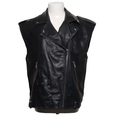 Bikerväst (Svart) från Review Polyester, Polyuretan