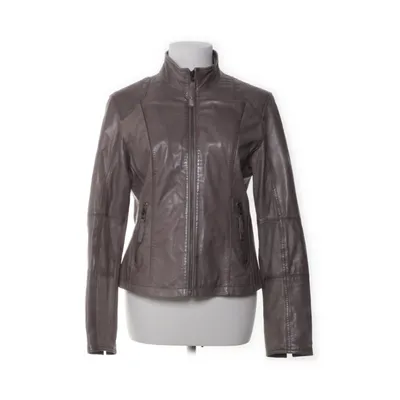 Leren jack (Bruin, Beige) van Cappuccini
